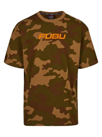 FUBU FUBU T-Shirts in olive/orange