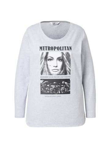 Angel of Style Shirt in hellgrau mélange