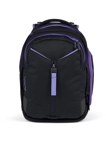 Satch Match Schulrucksack Purple Phantom in schwarz