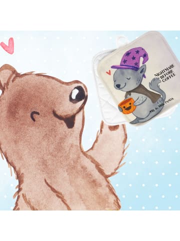 Mr. & Mrs. Panda Topfuntersetzer Kater Kaffee Design mit Spruch in Weiß
