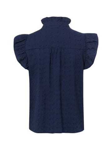 Marie Lund Blusentop in marine