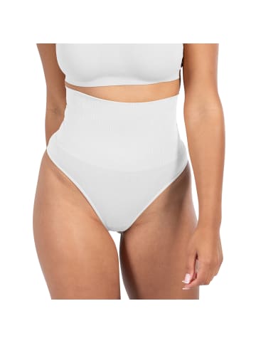SMILODOX High Waist String Nysa in Weiß