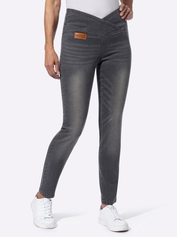 WITT WEIDEN Stretch-Jeans in anthrazit-grey-denim