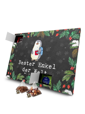 Mr. & Mrs. Panda Tee Adventskalender Pinguin Bester Enkel der We... in Kreidetafel