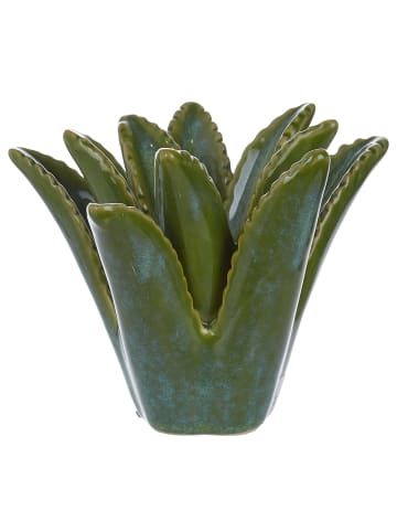 Butlers Kerzenhalter ALOE 4er-Set in Grün
