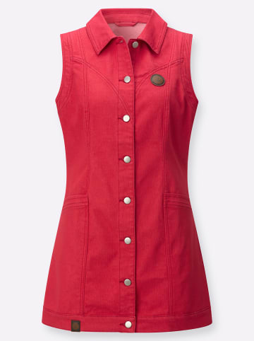 WITT WEIDEN Jeans-Longweste in erdbeere