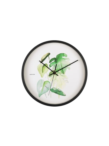 Karlsson Wanduhr Botanical Monstera - Grün - Ø26cm