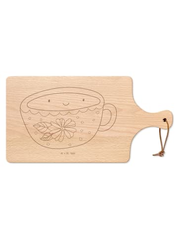 Mr. & Mrs. Panda Schneidebrett Kaffee Tasse ohne Spruch in Transparent