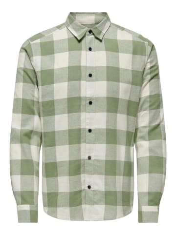 Only&Sons Langarmhemd in hedge green