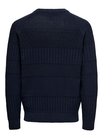ONLY & SONS Strickpullover in Dark Navy