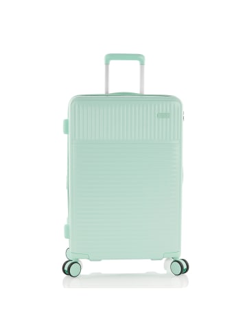 Heys Pastel 4 Rollen Trolley M 66 cm mit Dehnfalte in mint
