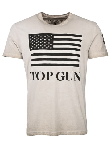 TOP GUN T-Shirt Search TG20191024 in dark beige