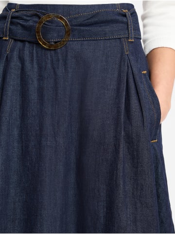 More & More Jeansrock in dark stone