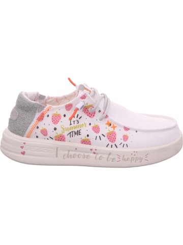 Fusion Halbschuhe Lily in print white happy