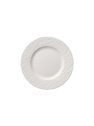 Villeroy & Boch 6er Set Frühstücksteller Manufacture Rock ø 22.0 cm in weiß