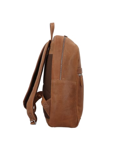 Plevier Urban Daypack Leder 43 cm Laptopfach in cognac