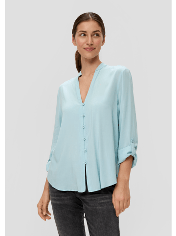 QS Bluse 3/4 Arm in Türkis