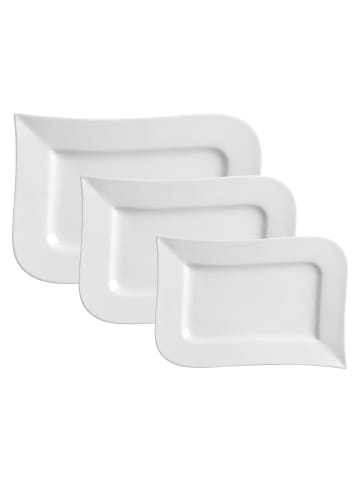 Ritzenhoff & Breker 3er Set Servierplatten-Set Melodie in weiß