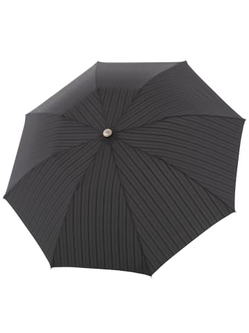 doppler Manufaktur Orion Rancher Taschenschirm 44 cm schwarz-grau