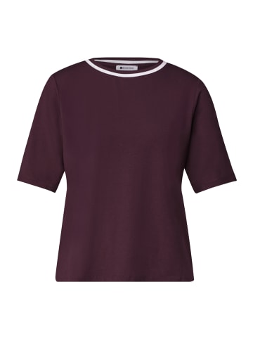 Street One T-Shirt in aubergine