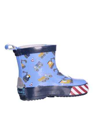 Playshoes Gummistiefel Halbschaft Baustelle in Bleu