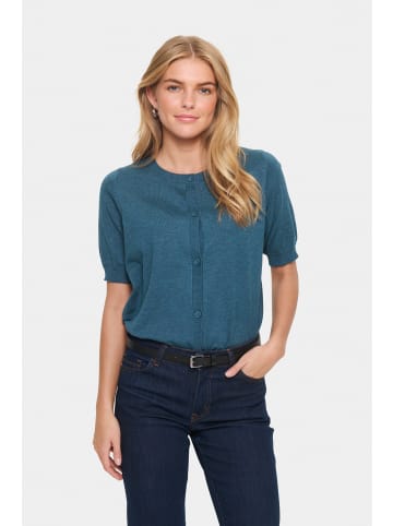 SAINT TROPEZ Strickjacke MilaSZ Gerade Passform in Stargazer Melange