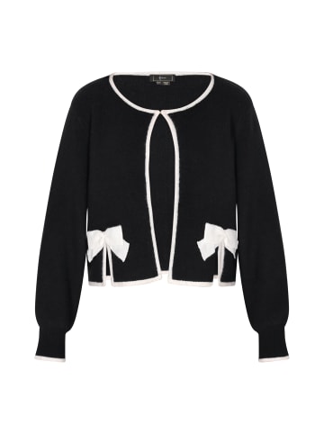 faina Cardigan in Schwarz Weiss