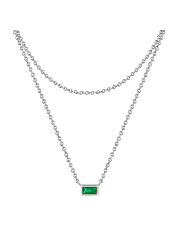 Glanzstücke München Halskette Sterling Silber Zirkonia in silber