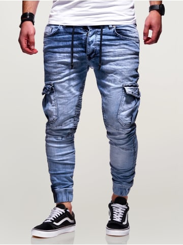 behype Jeanshose BILLY in hellblau