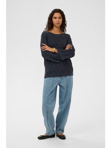 Soaked in Luxury Strickpullover SLRava Baggy fit in India Ink