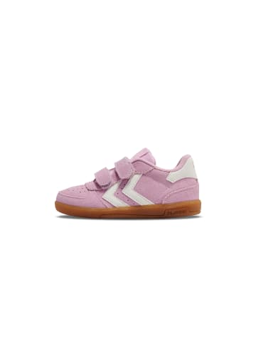 Hummel Schnürsenkel Sneaker Victory Suede Lebensstil Kinder in ROSEATE SPOONBILL