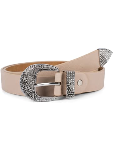 styleBREAKER Gürtel in Beige