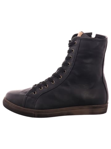 Esgano Damenschnürrstiefel warm flach Da.-Bootie in  Schwarz