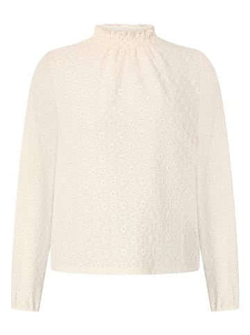 Zero  Bluse mit Lochmuster in Eggnog