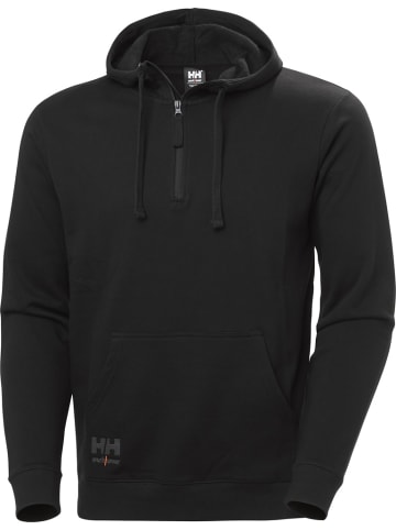 Helly Hansen Hoodie "Essential 1/4 Zip" in Schwarz