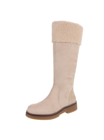 Ital-Design Stiefel in Beige