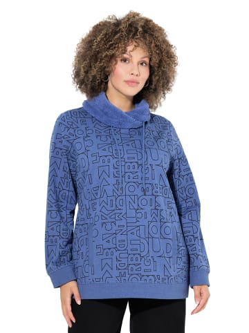 Ulla Popken Sweatshirt in atlantikblau