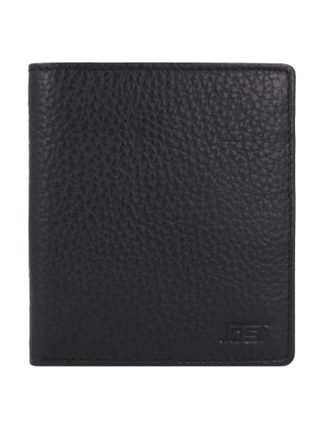 Jost Stockholm Geldbörse Leder 10.5 cm in schwarz