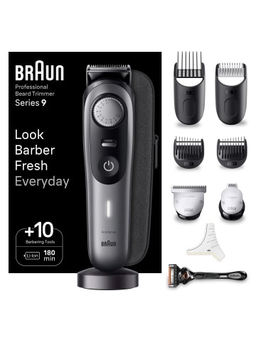 Braun Barttrimmer "BT9420" in Schwarz/Grau