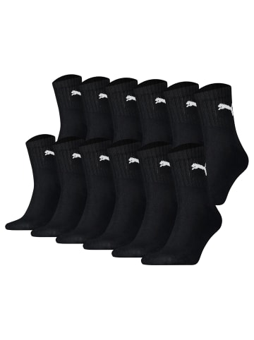Puma Socken 12er Pack in Schwarz