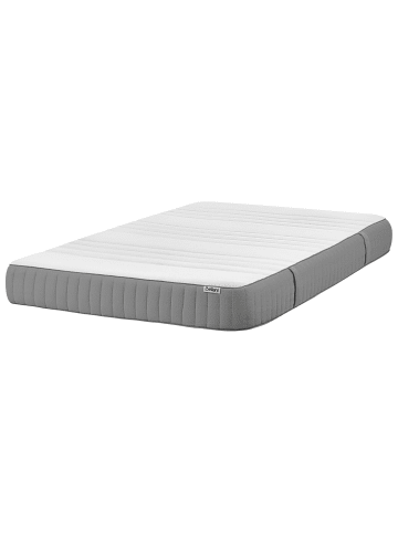Beliani Matratze WHISPER in Grau/Weiß - (W) 120 x (H) 20 x (L) 200 cm