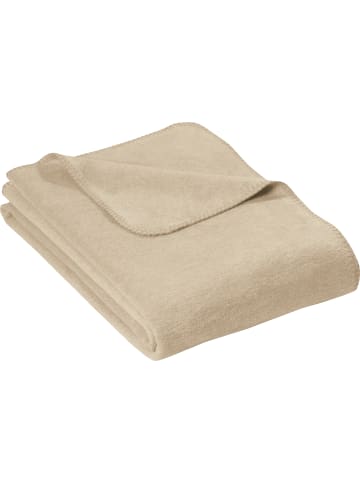 Erwin Müller Baumwolle Wohndecke in sand
