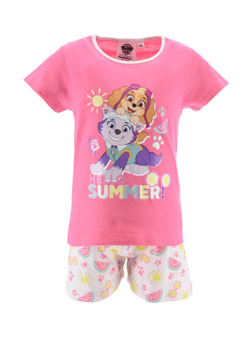 Paw Patrol Schlafanzug Pyjama Kurzarm 2 tlg. Skye & Everest in Pink