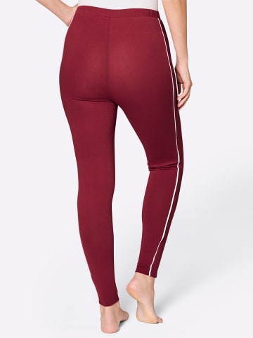 WITT WEIDEN Leggings in kirsche-weiß