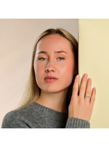 Adeliás Damen Ring aus 925 Silber in silber