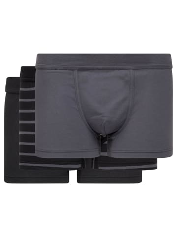 Seidensticker Boxershort 3er Pack in Schwarz