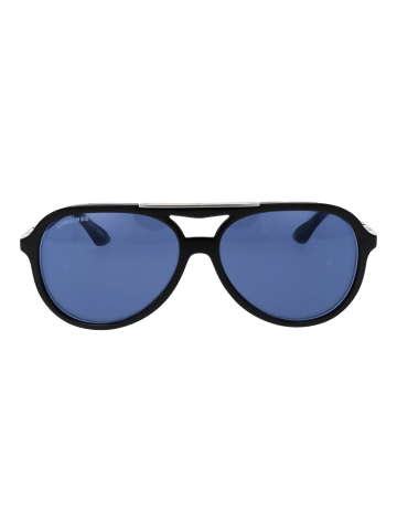Longines Männer Sonnenbrille Flieger Schwarz