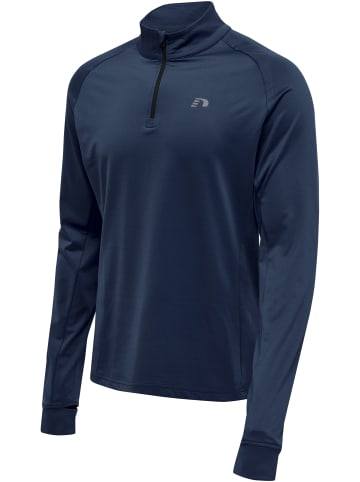 Newline Reißverschluss Sweatshirt Raglanärmel Men's Core Herren in BLACK IRIS