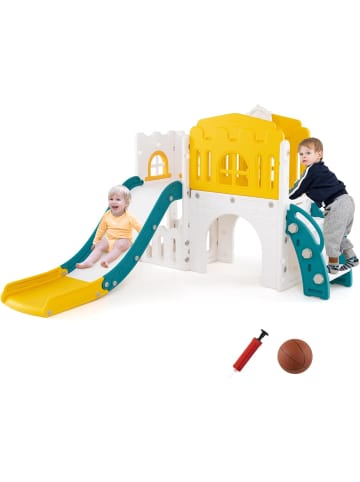 COSTWAY Kinder Rutsche in Gelb