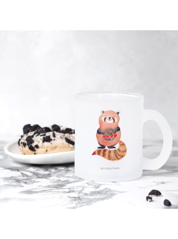 Mr. & Mrs. Panda Teetasse Roter Panda ohne Spruch in Transparent